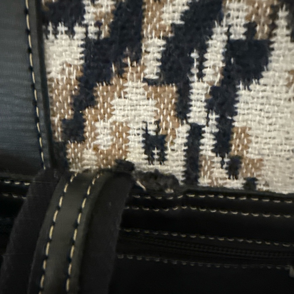 Myra Jenson Bluff Stylish Black and Tan Women's Backpack - Picture 7 of 16
